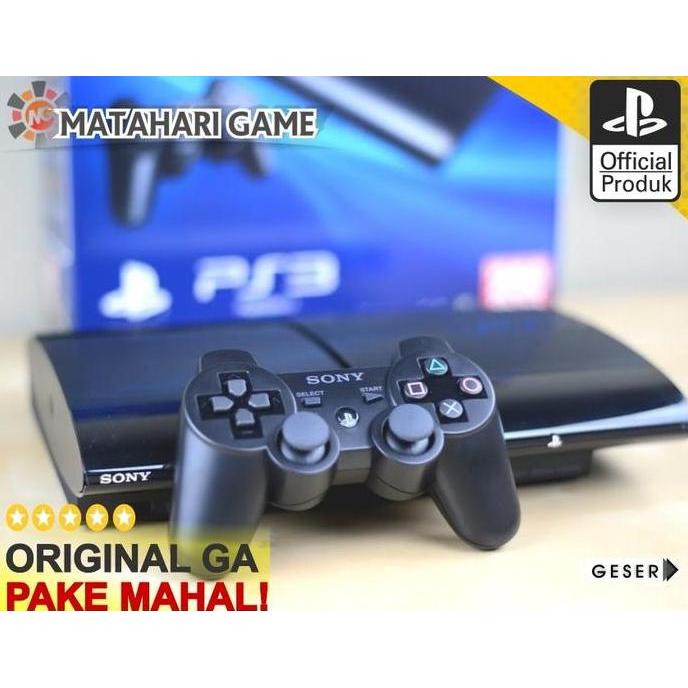 Consolflip- Ps3 Asli Sony Super Slim  1Tb 1000Gb | 500Gb | 320Gb - Garansi 1 Tahun