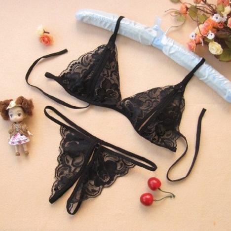 Big Promo Yf Bs001 Set Bra Lingerie Sexy & Celana Dalam Lingeri Model Lace Transparant Import Cod