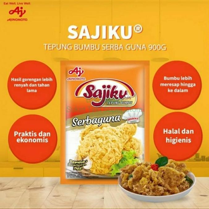 Tepung Bumbu Serbaguna Sajiku Ajinomoto 900gr / 1kg an Crispy Horeka