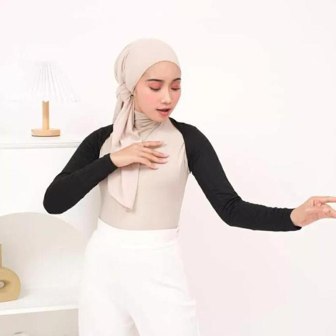 Cantek- Balero Wanita Manset Tangan Wanita Hijab Manset Sambung Lengan Panjang Spandex Bahan Lembut