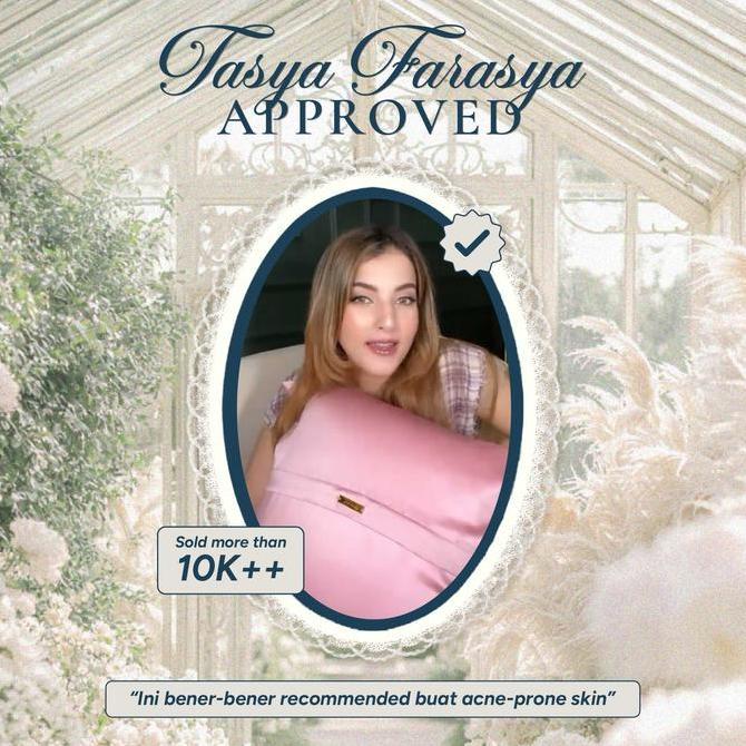 HARGA DISC - Sarung Bantal Cinta Premium Satin Silk Soulmate Bedsheet King Size Pillowcase