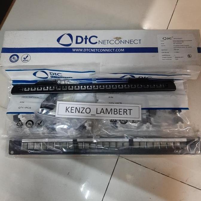 dtc patch panel 24 port cat 6 / patcpanel 24port cat6 dtc Terlaris