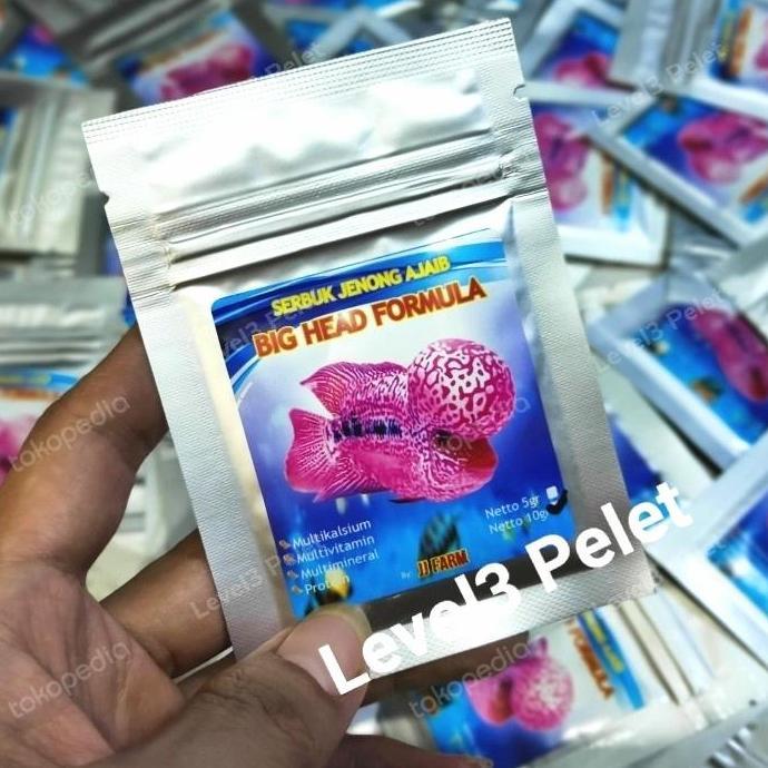 Fishbou- Serbuk Jenong Ajaib Ikan Louhan Bubuk Hormon Breeding Multivitamin Dll