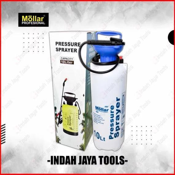 MOLLAR Pressure Sprayer 10 Liter Alat Semprot Hama Gendong Desinfektan