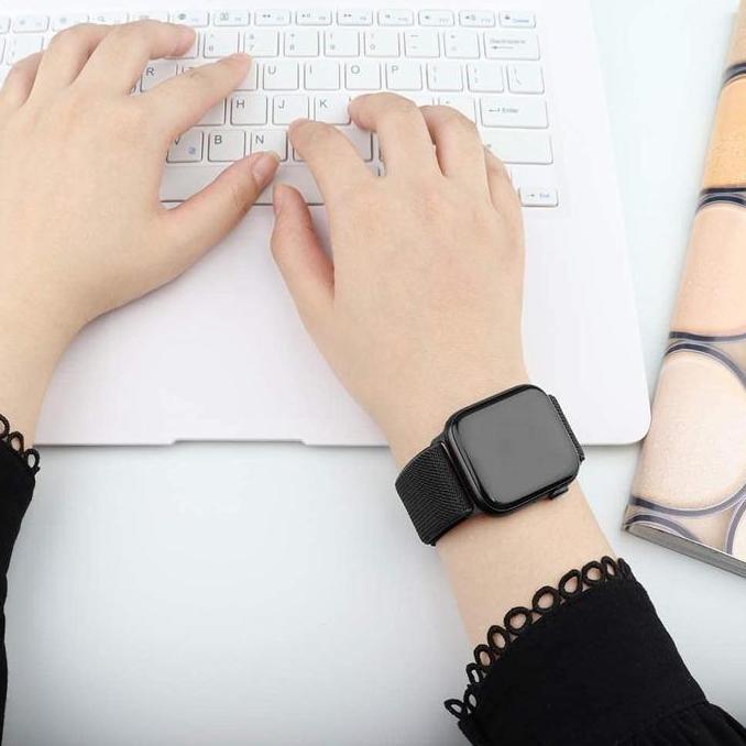 Thebest- Tali Jam Tangan Nylon Sport Strap for Apple Watch Ultra 2 49mm 10 9 8 7 6 SE 46mm 42mm 45mm