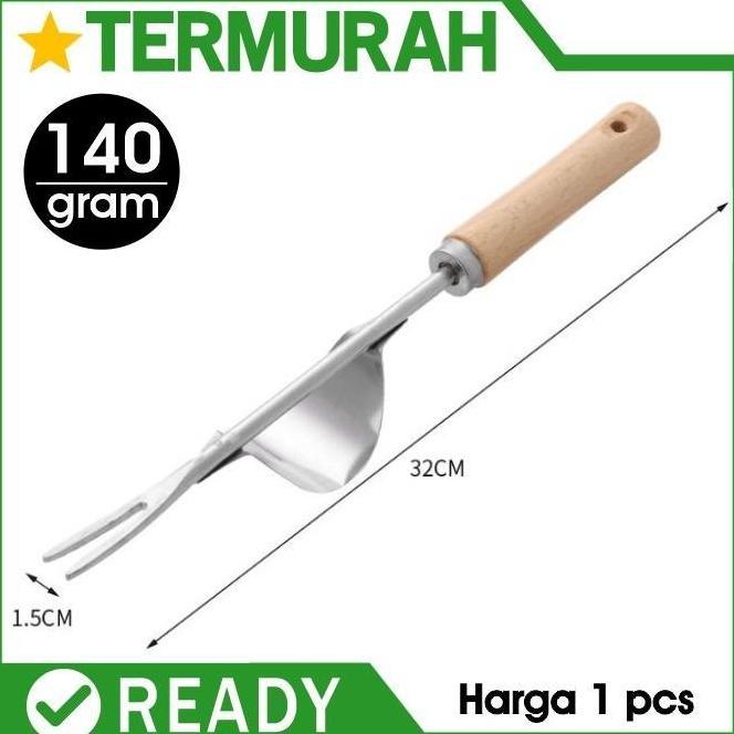 Alat Pencabut cabut akar Rumput tanaman Liar Manual Garpu Weeder