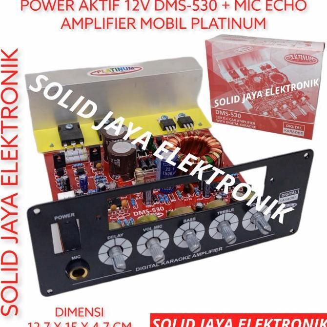 DB288 >> POWER SPEAKER AKTIF MONO 12V AKI ACCU MOBIL DMS530 DMS 530 PLATINUM