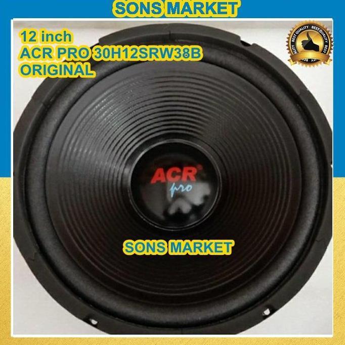 DY1 - SPEAKER ACR 12 inch 12" 12inch WOOFER ACR PRO 30H12SRW38B ORIGINAL 12in