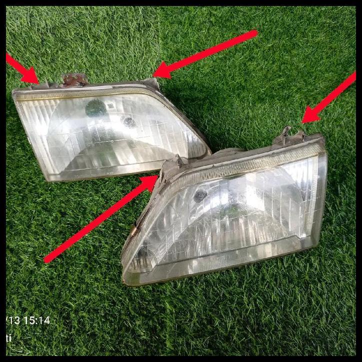 TERMURAH TOYOTA HEADLAMP LAMPU DEPAN SOLUNA KRISTAL 2001-2003 ORIGINAL COPOTAN KANAN KIRI UNTUK MOBI