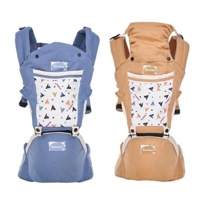 Snobby Gendongan Bayi Hipseat 6 Posisi + Saku Sirkulasi Print Summit Series - TPG 6241 Empuk Toddler