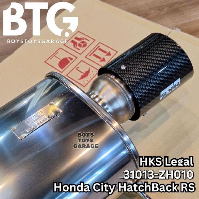 Knalpot HKS Honda City HB Hatchback RS 1.5 GN HKS Legal Muffler Ori Terlaris