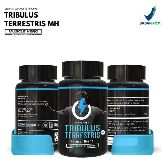 TRIBULUS TERRESTRIS MH - Muscle Hero Original BPOM Testosterone Booster