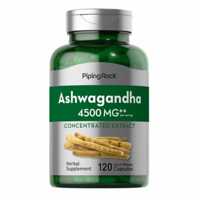 Pipingrock aswagandha 1500 mg isi 120 capsul / pipingrock ashwagandha
