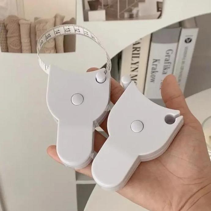 Mepora- Meteran Badan / Pita Ukur Badan / Meteran Gulung Alat Pengukur Lingkar Tubuh Otomatis