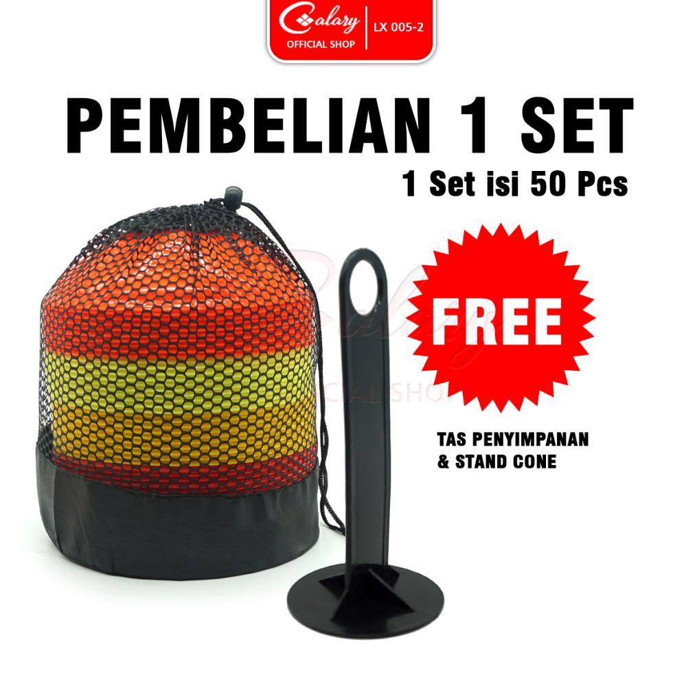 Termurah` Calary Cone Mangkok Kun Latihan Marker Olahraga Futsal Sepak Bola 005-2
