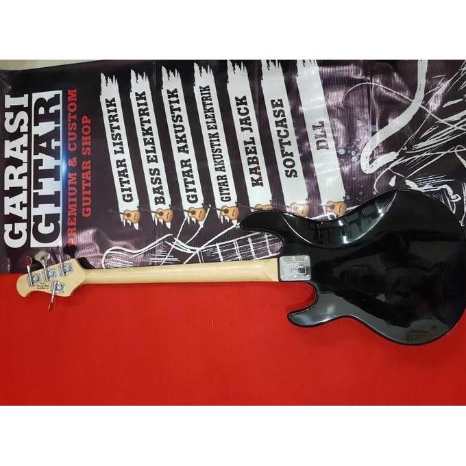Murah gitar bass elektrik/listrik Musicman sunburst pabrikan (Bandung) Non COD