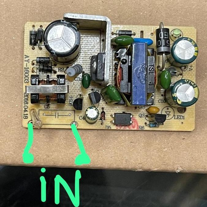 Trikikal- Modul Adaptor Dc 12 Volt 2 Ampere Rangkaian Kit Power Supply 12V 2A