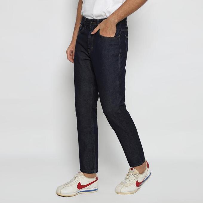 Murah Larusso - Celana Panjang Jeans Denim Pria - Dark Blue