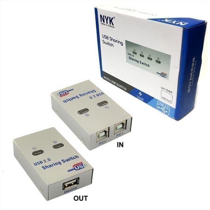 NYK Auto Switch Printer  USB Sharing Switch (TERBAIK) (TERBARU) (TERMURAH)