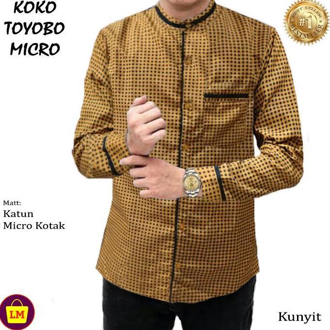 LM 22545-22551 Baju Koko Pria Lengan Panjang TOYOBO MICRO TERMURAH