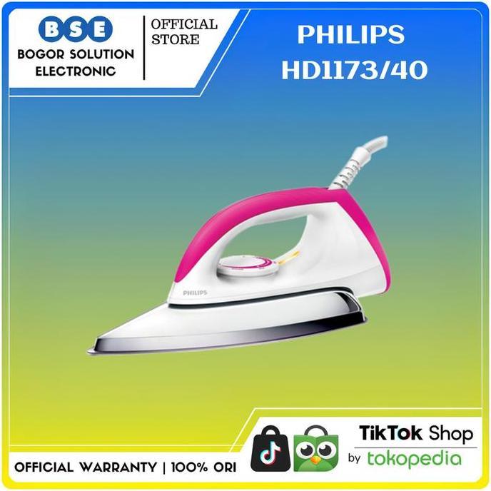 Setrika Philips HD1173 Philips Setrika HD1173/80 PHILIPS HD1173/70 PHILIPS HD1173/40 (TERBAIK) (TERB