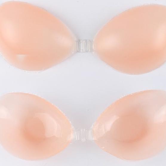 Wkwx- Silicon Push-Up Bra Tanpa Tali Invisible Push Up Bra Silicon 4009