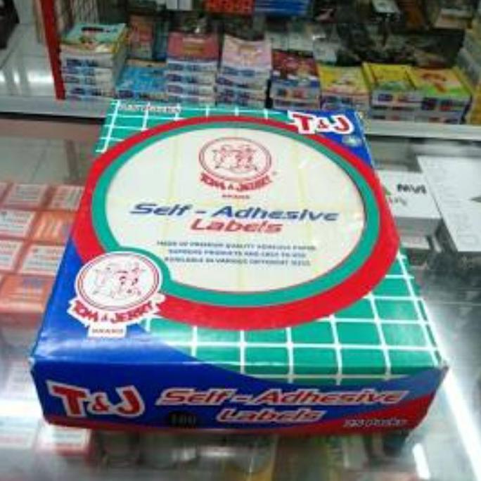 HARGA DISC - stiker label tom and jerry biasa no 107 ( 1 box isi 25 set )