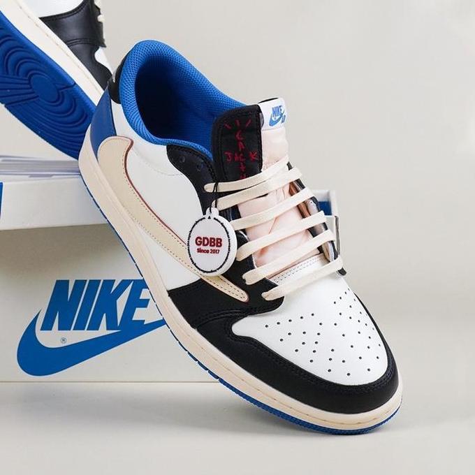 Murah Sepatu Air Jordan 1 Low Travis Scott Fragment