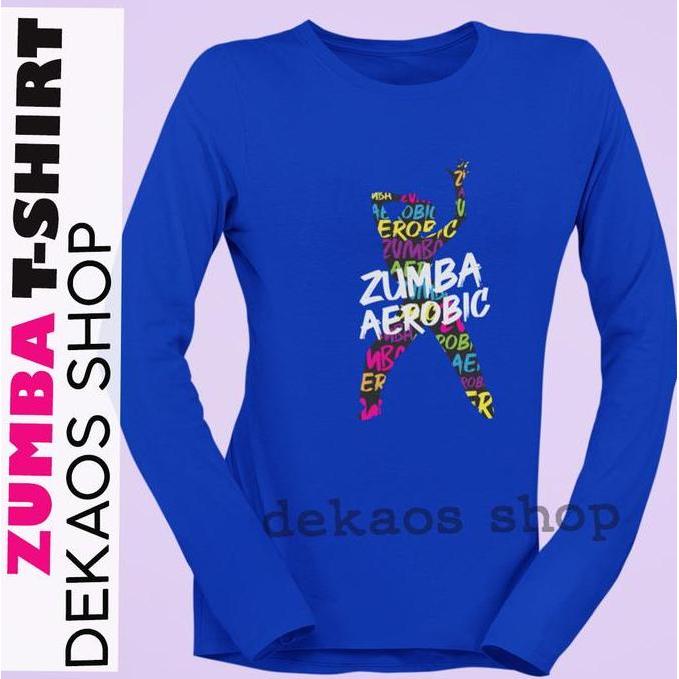 Lansungkirim- Kaos Senam Lengan Panjang Wanita  / Baju Senam Lengan Panjang / Baju Aerobic Wanita / 
