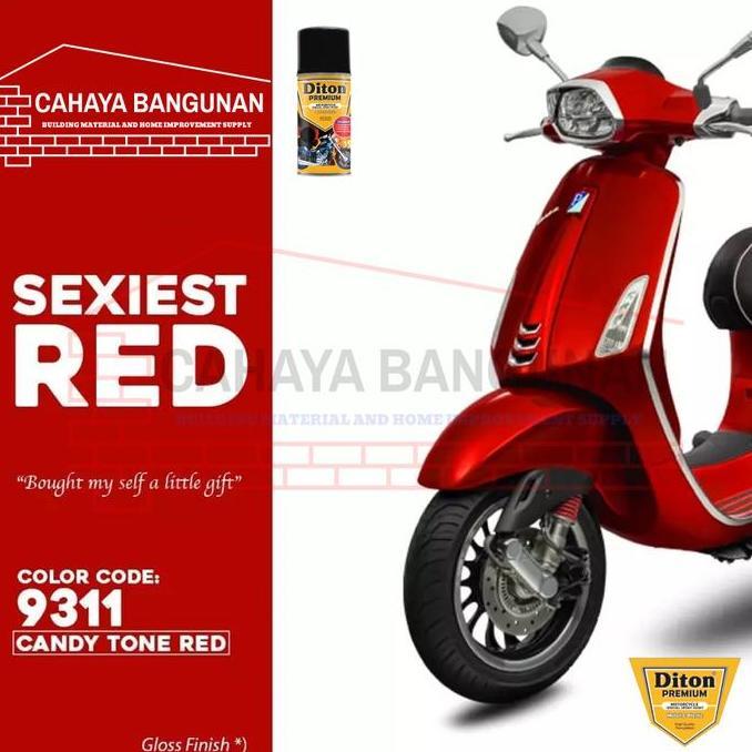 Wbex- Pylox Diton Premium Candy Tone Red 9311 Candy Candi Merah Transparan