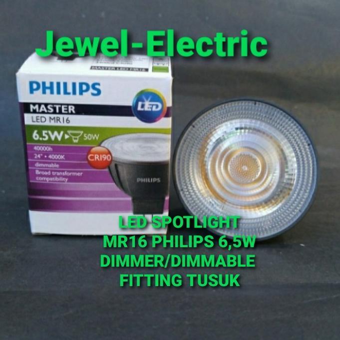Lampu mr16 Philips Master 7w/7W Led Spotlight mr16 Dimmer 12V 24Deg