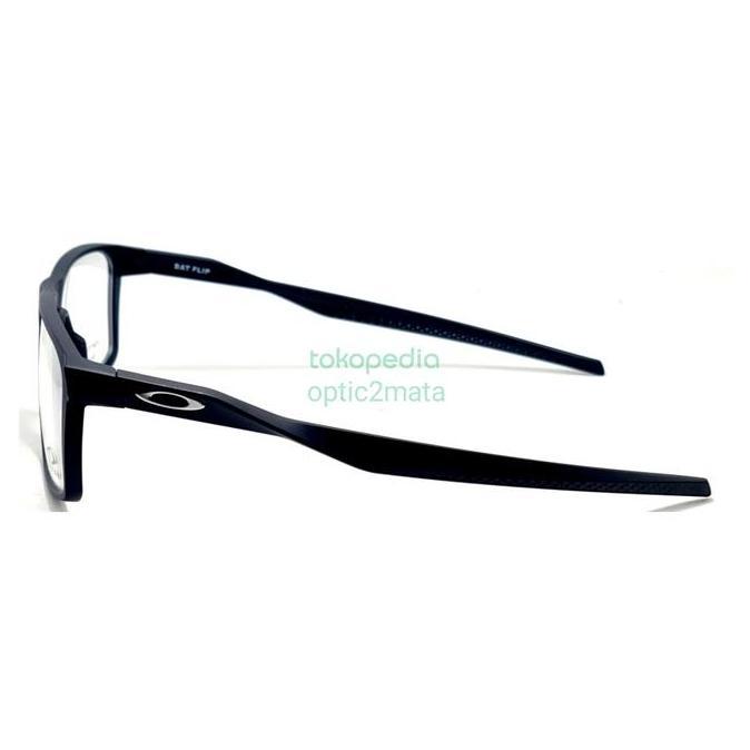 Frame Kacamata Oakley BAT FLIP Original OX8183 0158 Satin Black Terlaris