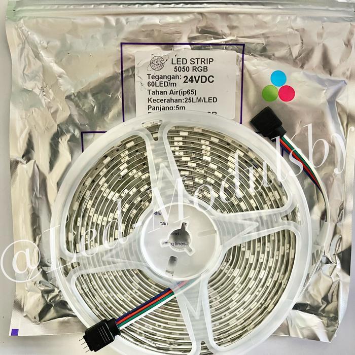 Led Flex Strip 5050 RGB 24Volt IP65 300LED (5meter)