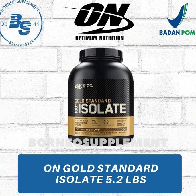 ON Gold Standard 100% Isolate 5 Lbs Whey Protein Isolate BPOM