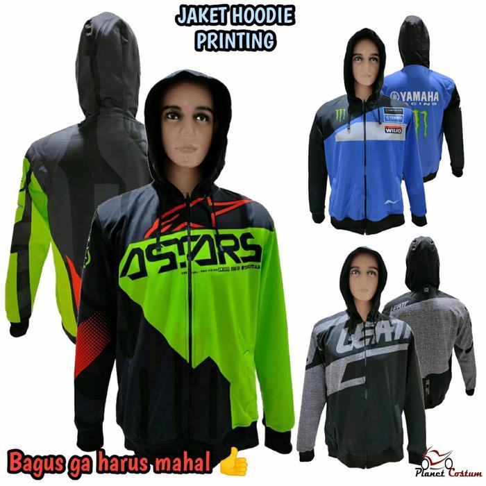 PCJ1 Jaket Motocross Printing Motif Terbaru Motor trail Cross Jersey DH