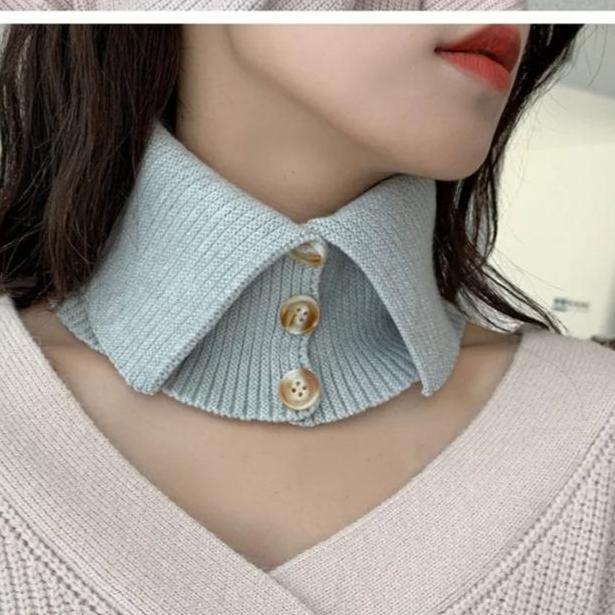 Cute- Syal Leher Rajut Wanita Terbaru Kekinian Syal Kerah Rajut Hagat Windroop Syal Rajut Keren Akse