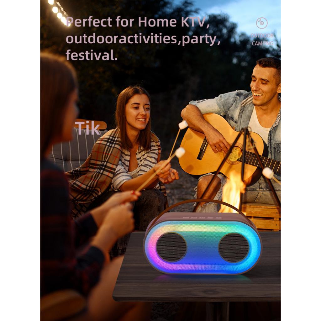 Speaker Karaoke Bluethoot Bass P2 Microphone Premium