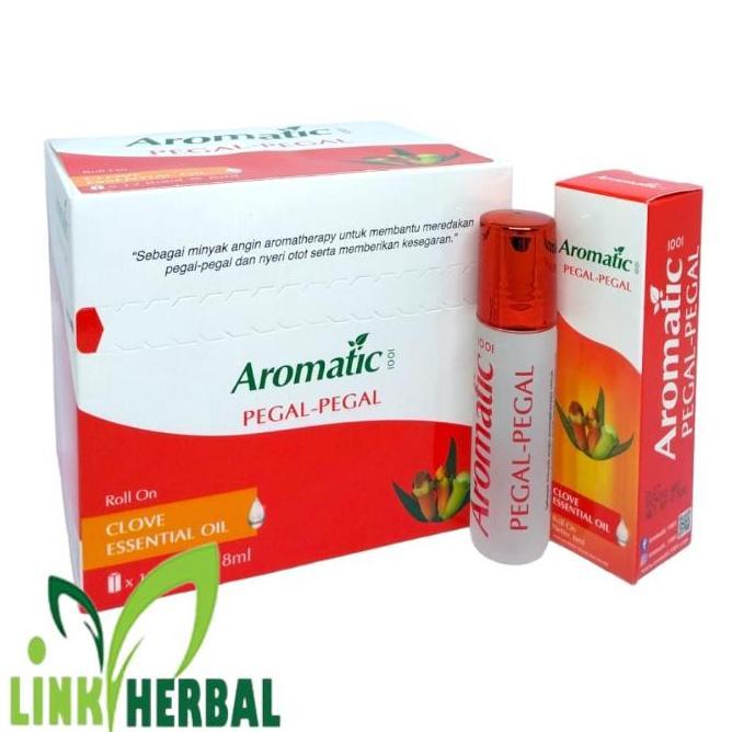 Vitbig- Aromatic 1001 Per Box Isi 12 Pcs | Minyak Angin Aromatherapy Roll On Isi 8Ml Original