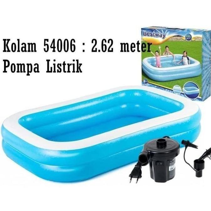 Kolam Renang Anak Besar BESTWAY Kolam Renang Karet Jumbo Family Pool Dewasa