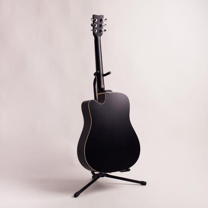 Gongging- Gitar Akustik Mandalika L-02 Hitam Original Full Set