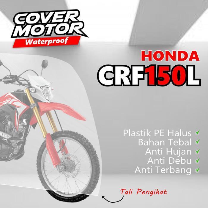 TOPCAR Sarung Sepeda Motor Transparan Honda CRF 150 L Plastik Waterproof Motorcycle