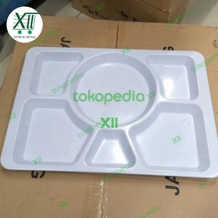 ONYX PLATO 5202 Melamin TRAY ~ Piring Nampan SEGi Prasmanan 6 Sekat