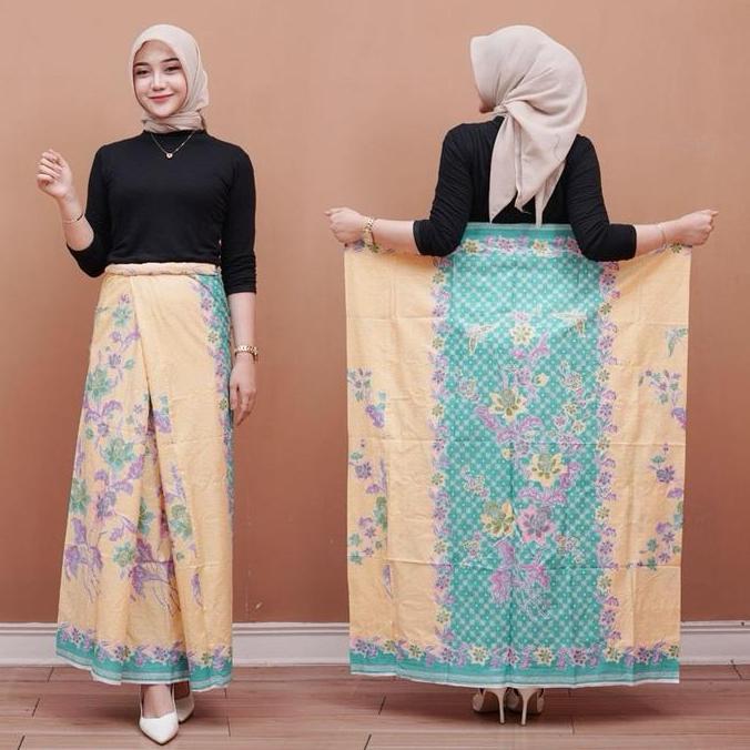 Otwkirim- Sarung Batik Wanita Katun Sarung Batik Soft Pastel New Arrival Muslim Tebal Sarung  Peremp