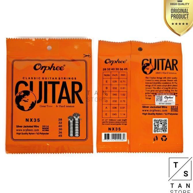 Gongging- Senar Gitar Klasik Orphee / Senar Gitar Nylon Orphee / Senar Nylon