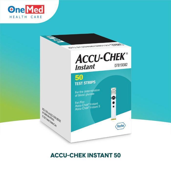 Accu-Chek Instant Strip Cek Tes Gula Darah Isi 50 Accuchek