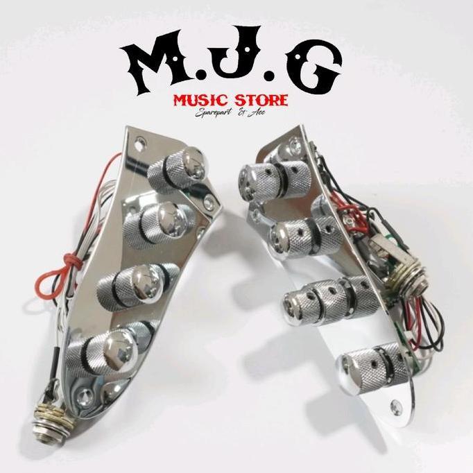 Preamp Equalizer Wiring Set Kit Bass Elektrik Standard Korea