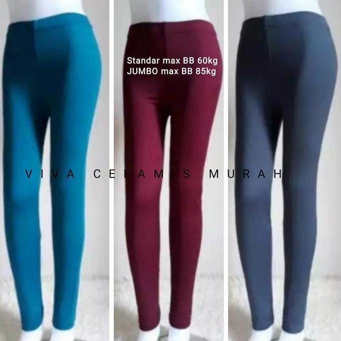 Pastikirim- Legging Panjang Wanita/Dalaman Gamis/Spandex Tebal Adem/Legging Murah