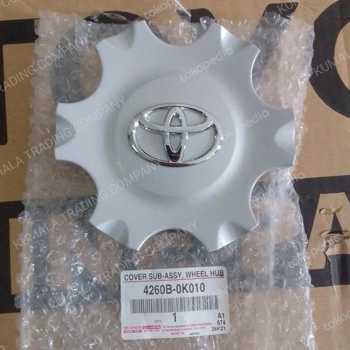 Dop Roda Hilux 2008-2011 Velg Aluminum Ori 4260B-0K010 Hemat