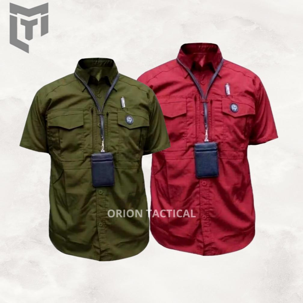 ORIGINAL KEMEJA TACTICAL M TAC PENDEK / KEMEJA TACTICAL OUTDOR / KEMEJA LAPANGAN