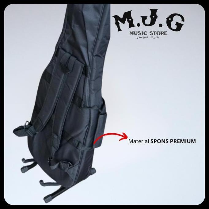 Tas Case Semi Hardcase Gigbag Gitar Elektrik Tebal Berkualitas